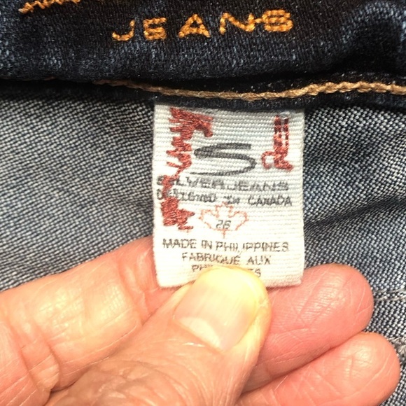Silver Jeans Suki Cropped Jeans 28/24 - Picture 10 of 14